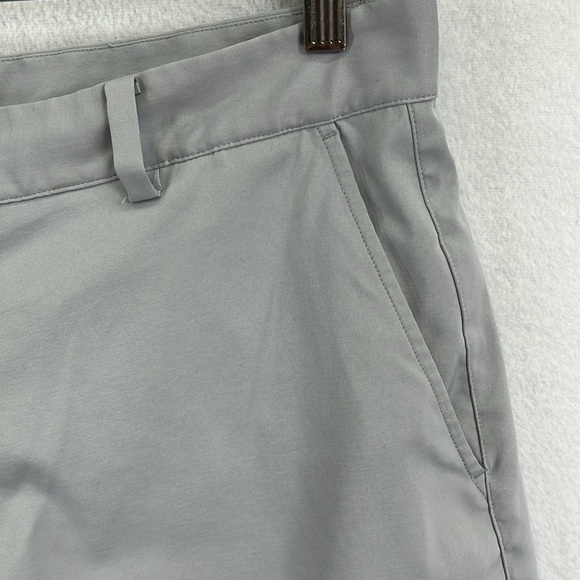 Nike Dri-Fit Men’s Shorts Size 36 W 10.5” Inseam Gray Polyester/Spandex EUC - Picture 5 of 14